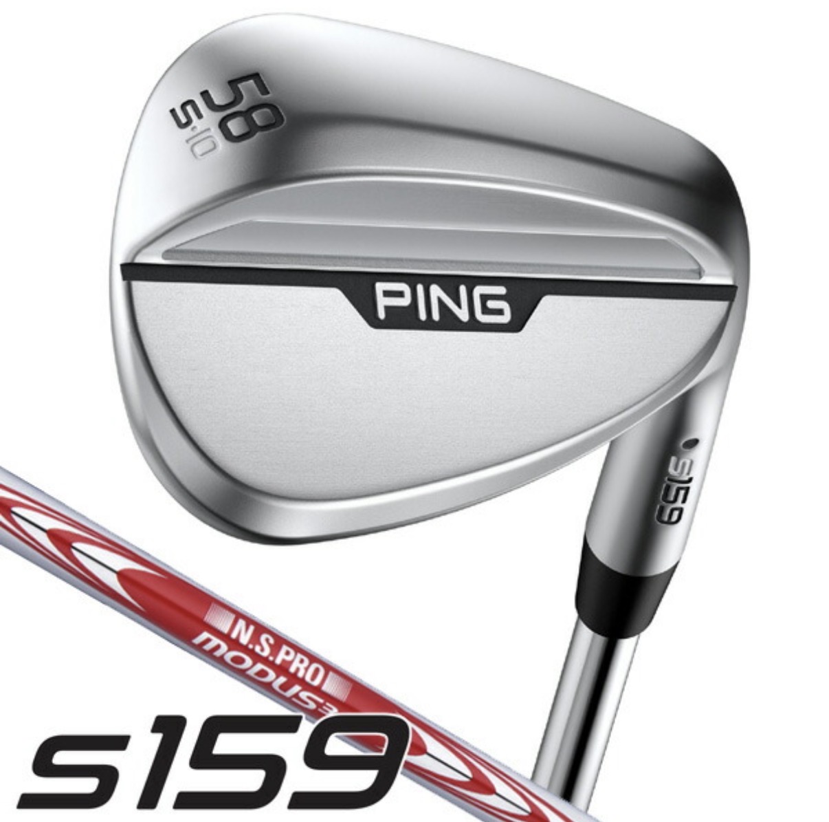 ping メンズウェッジ単品 58度 s159 modus105 sフレックス ping メンズウェッジ単品 58度 s159 modus105 sフレックス
